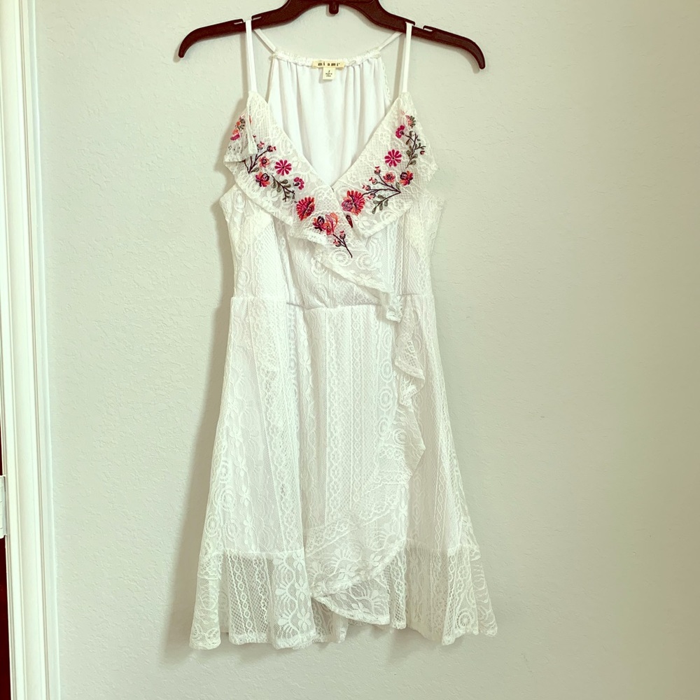 Miami White Lace Cocktail dress